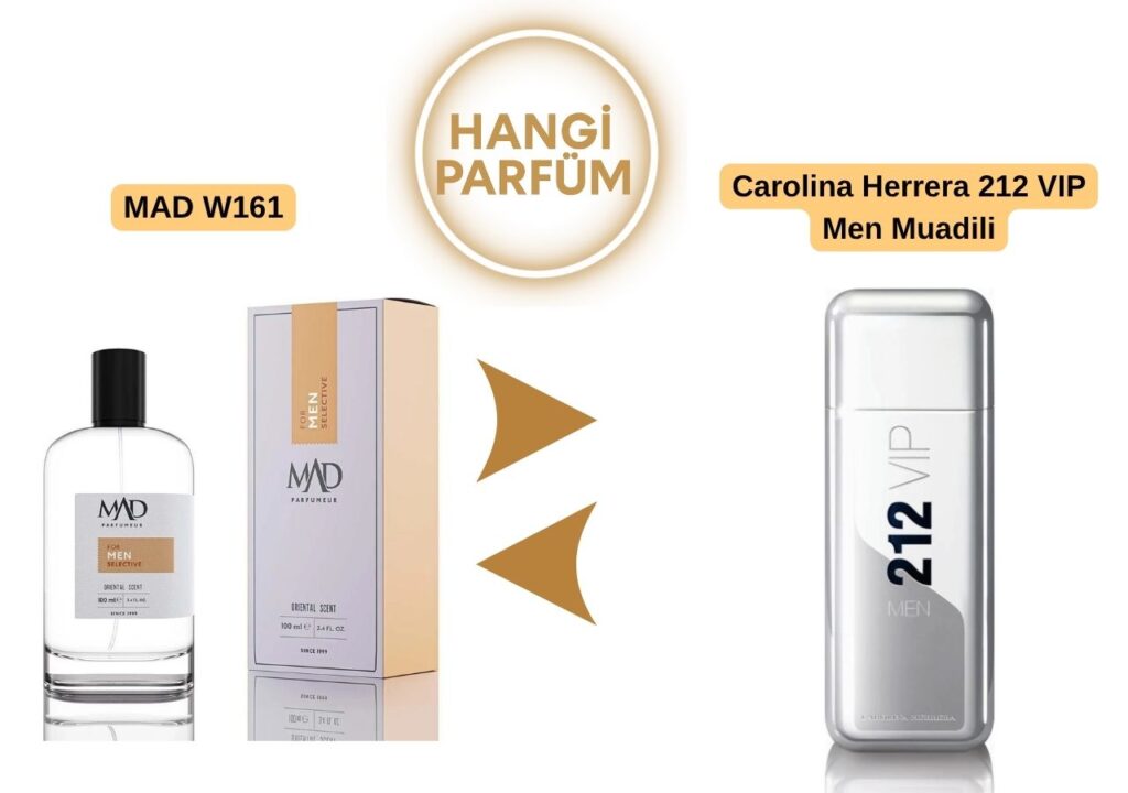 Mad W161 – Carolina Herrera 212 VIP Men Muadili