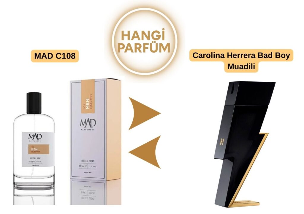 Mad C108 – Carolina Herrera Bad Boy Muadili