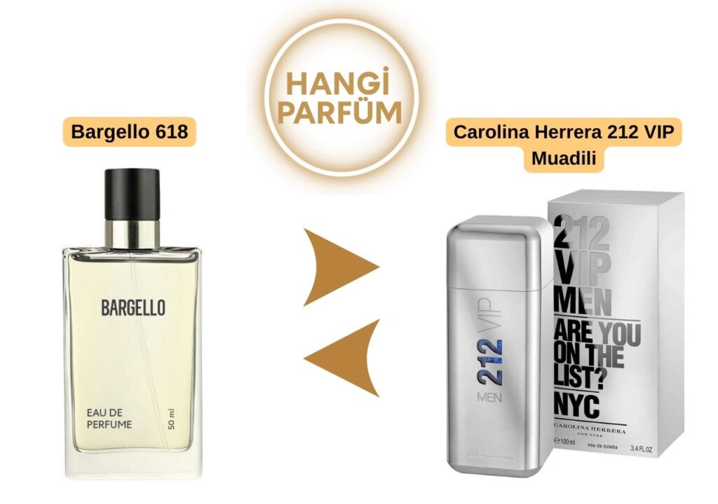 Bargello 618 – Carolina Herrera 212 VIP Men Muadili