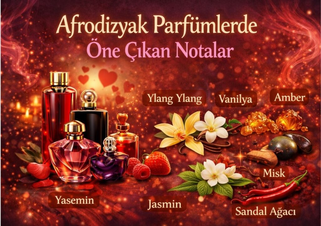 Afrodizyak Parfümlerde Öne Çıkan Notalar