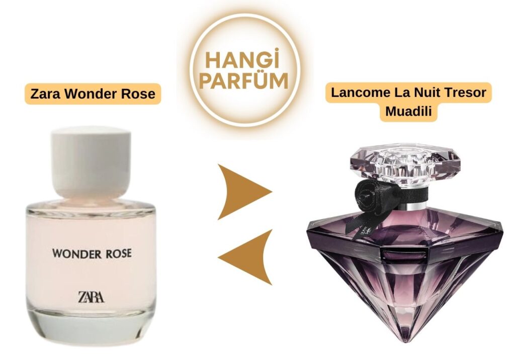 Zara Wonder Rose – Lancôme La Nuit Trésor Muadili