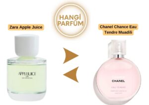 Zara Apple Juice – Chanel Chance Eau Tendre Muadili