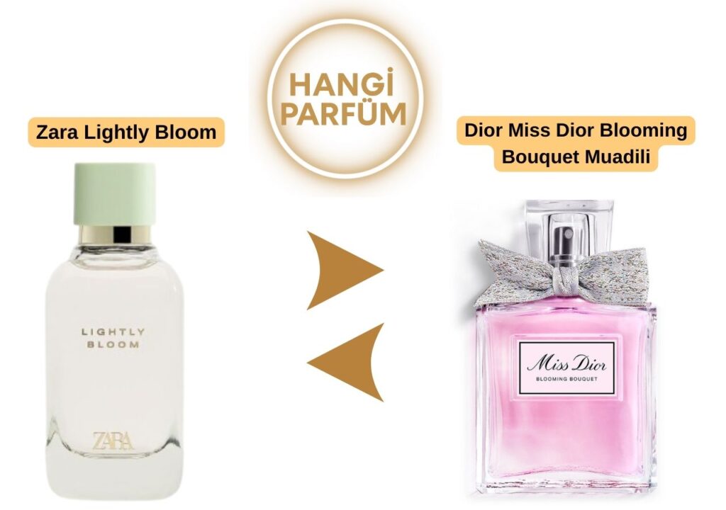 Zara Lightly Bloom – Dior Miss Dior Blooming Bouquet Muadili