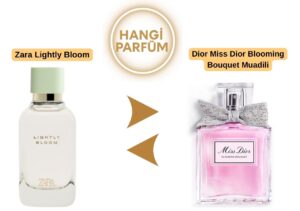 Zara Lightly Bloom – Dior Miss Dior Blooming Bouquet Muadili