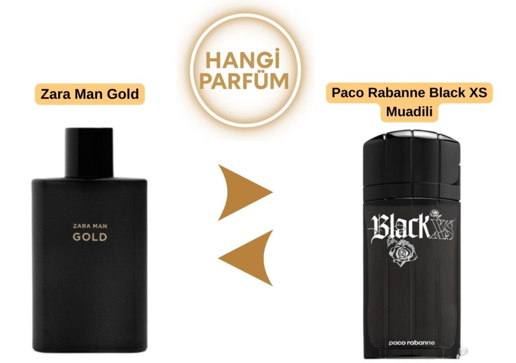 Zara Man Gold – Paco Rabanne Black XS Muadili